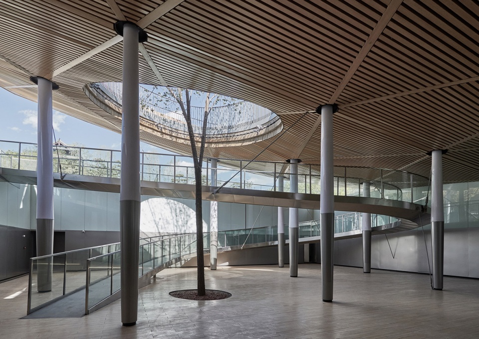 piazza art space horticulture village gujiaying china by atelier teamminus