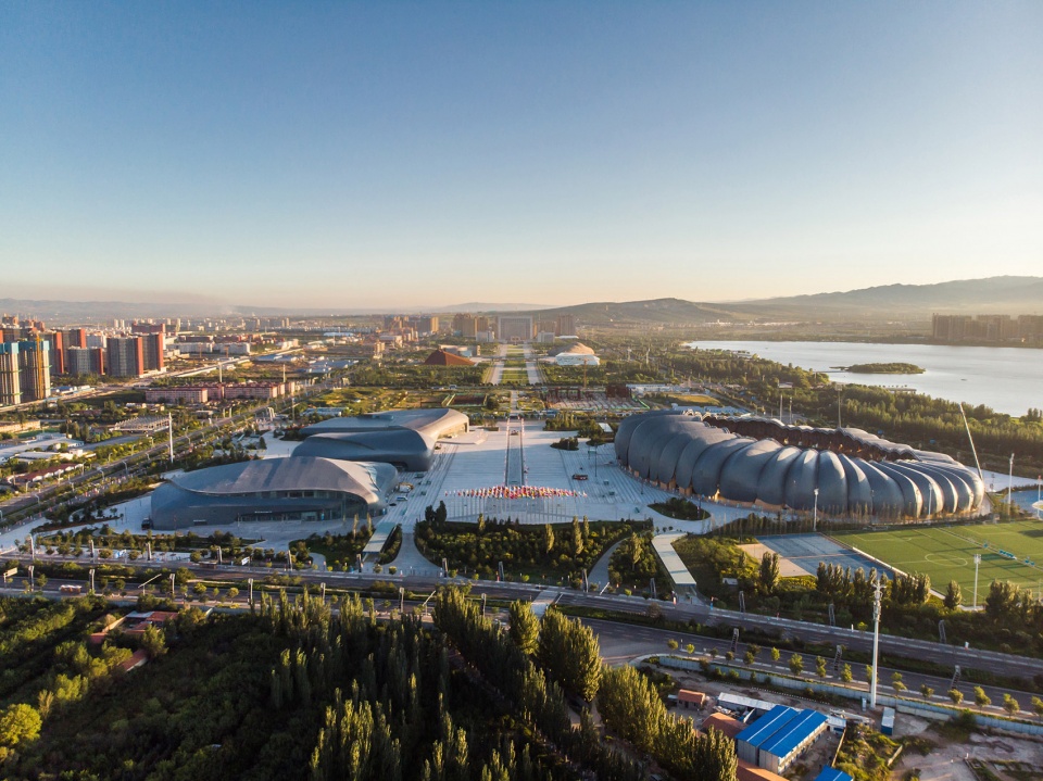 datong sports center china by populous ccdi