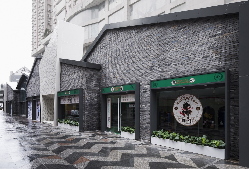 nanheng pedestrian street china by moon architects