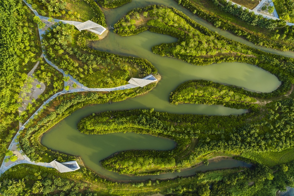 sanya mangrove park china by turenscape