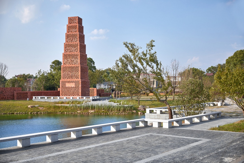 main entrance and public landscape art design of jizhou kiln china by shanghai yijing landscape planning and design shanghai pudong archi...