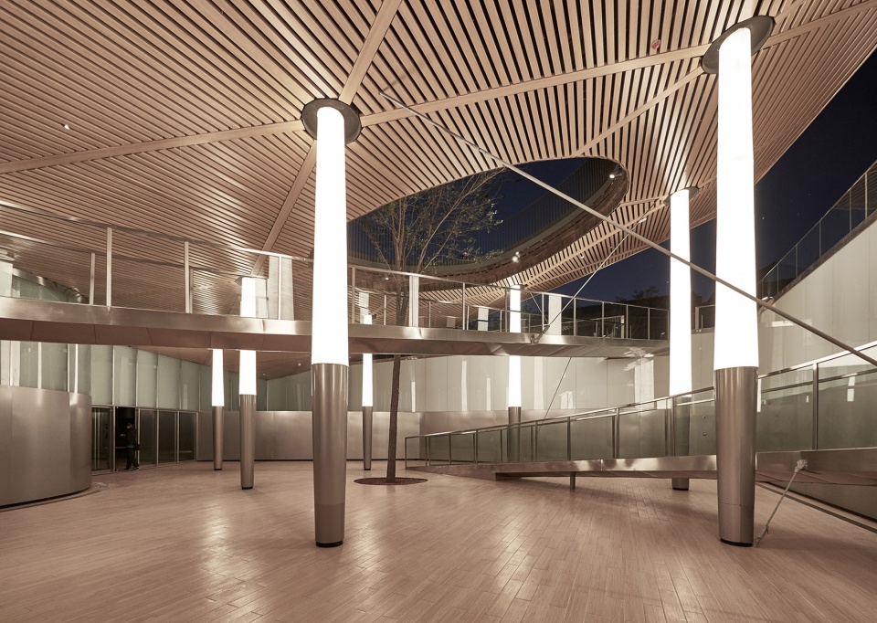 piazza art space horticulture village gujiaying china by atelier teamminus