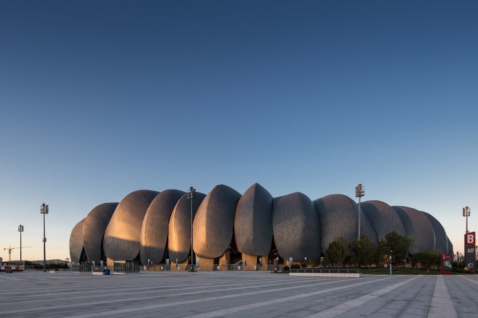 datong sports center china by populous ccdi