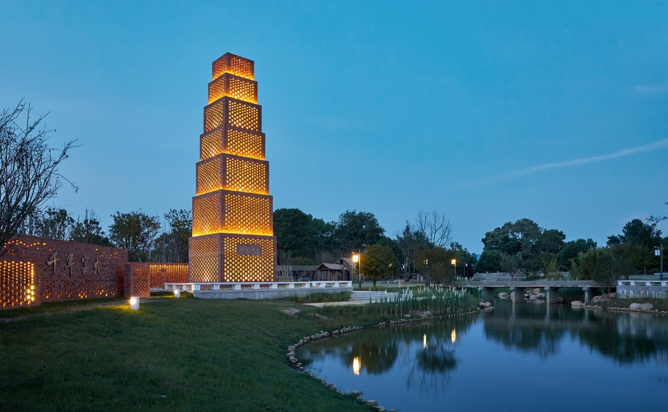main entrance and public landscape art design of jizhou kiln china by shanghai yijing landscape planning and design shanghai pudong archi...