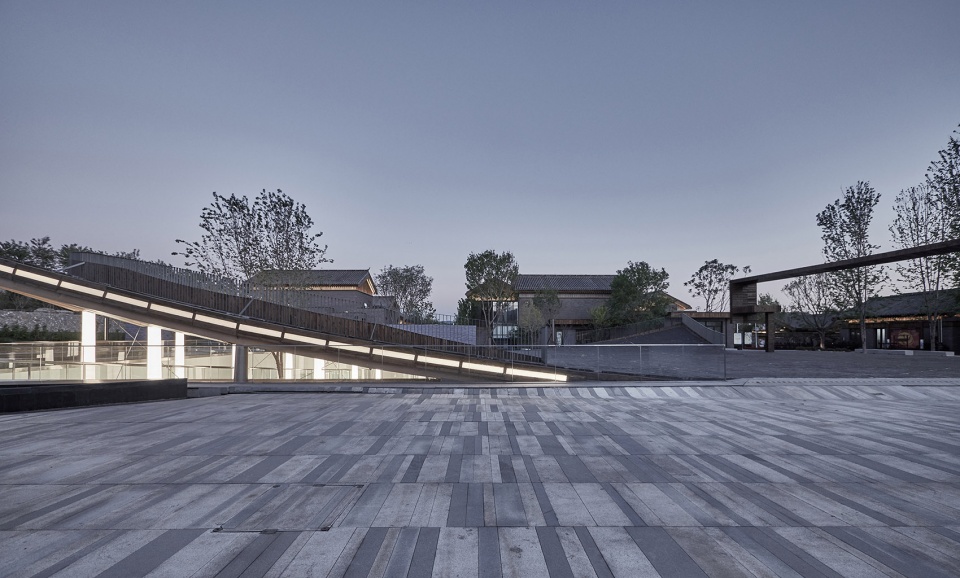 piazza art space horticulture village gujiaying china by atelier teamminus