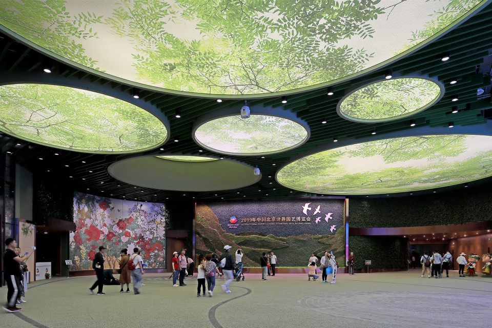 the chinese pavilion of beijing international horticultural exhibition china by china architecture design and research group