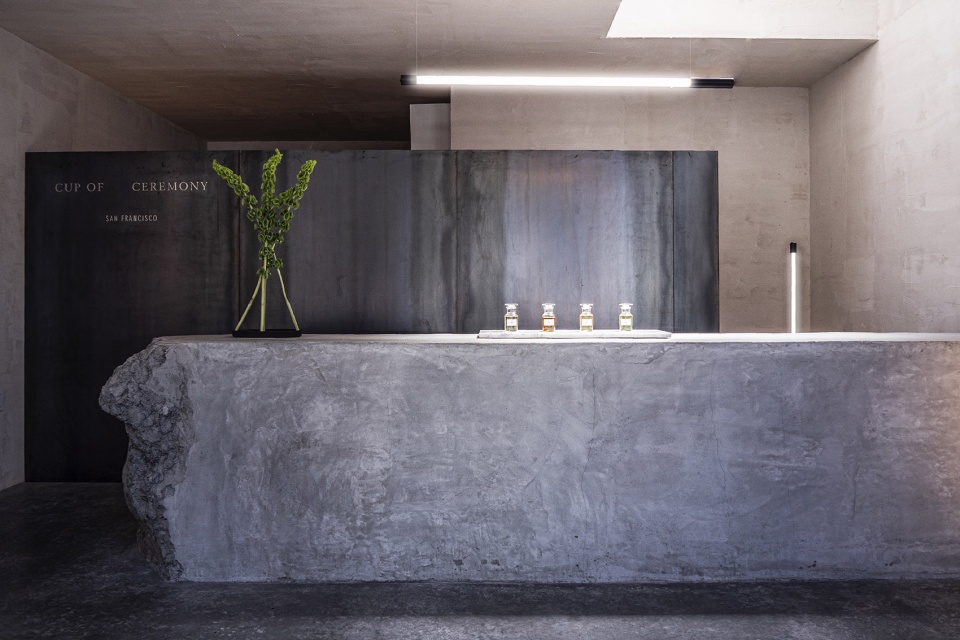 cup of ceremony pop up store by studio riebenbauer