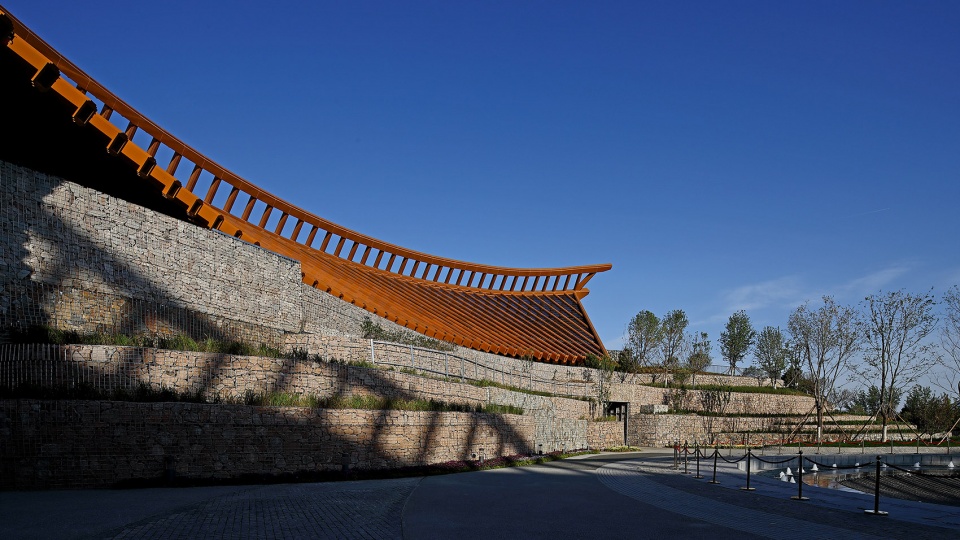 the chinese pavilion of beijing international horticultural exhibition china by china architecture design and research group