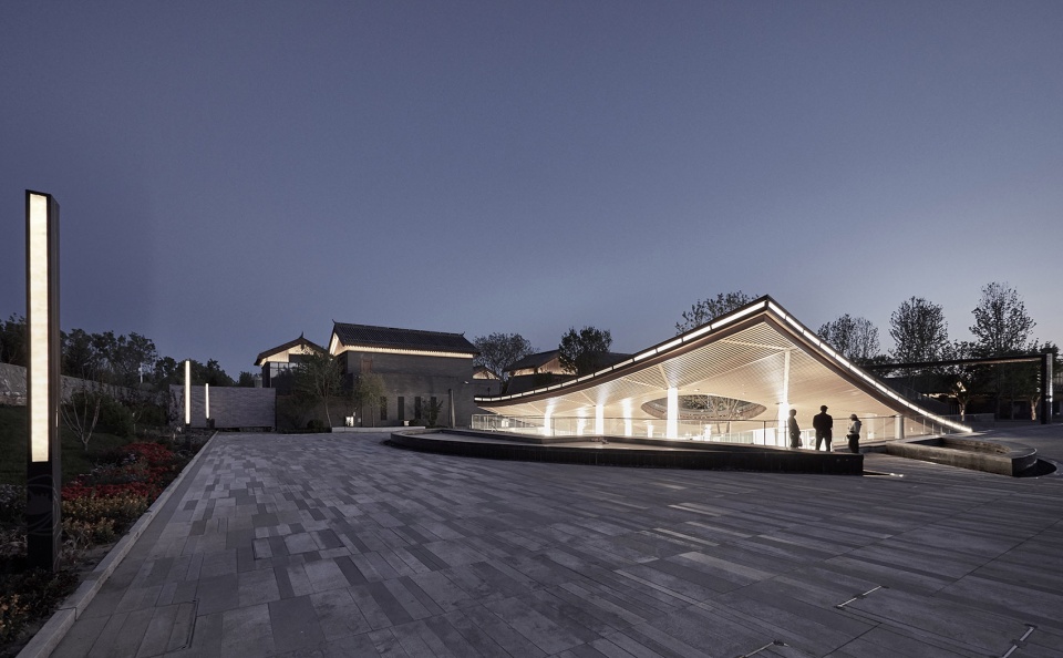 piazza art space horticulture village gujiaying china by atelier teamminus