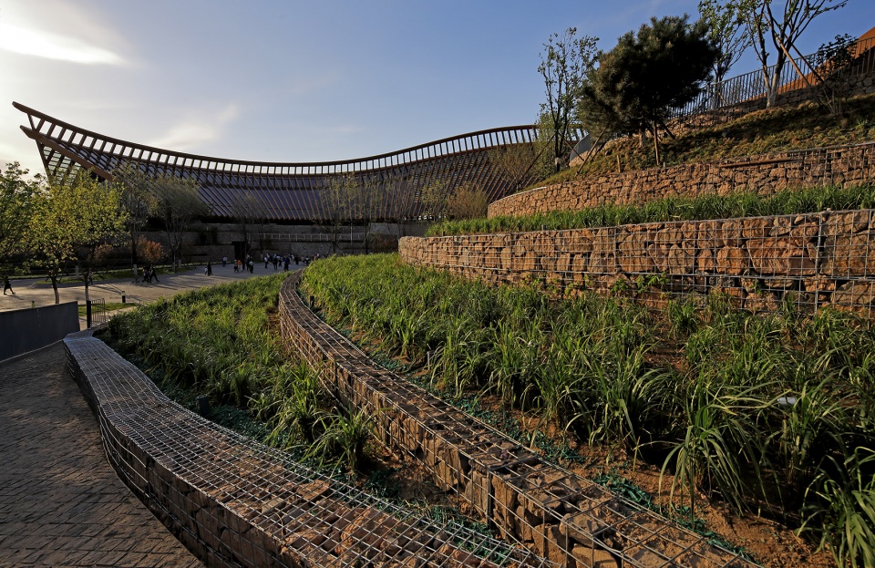 the chinese pavilion of beijing international horticultural exhibition china by china architecture design and research group