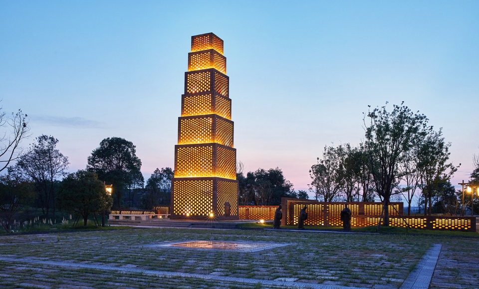 main entrance and public landscape art design of jizhou kiln china by shanghai yijing landscape planning and design shanghai pudong archi...
