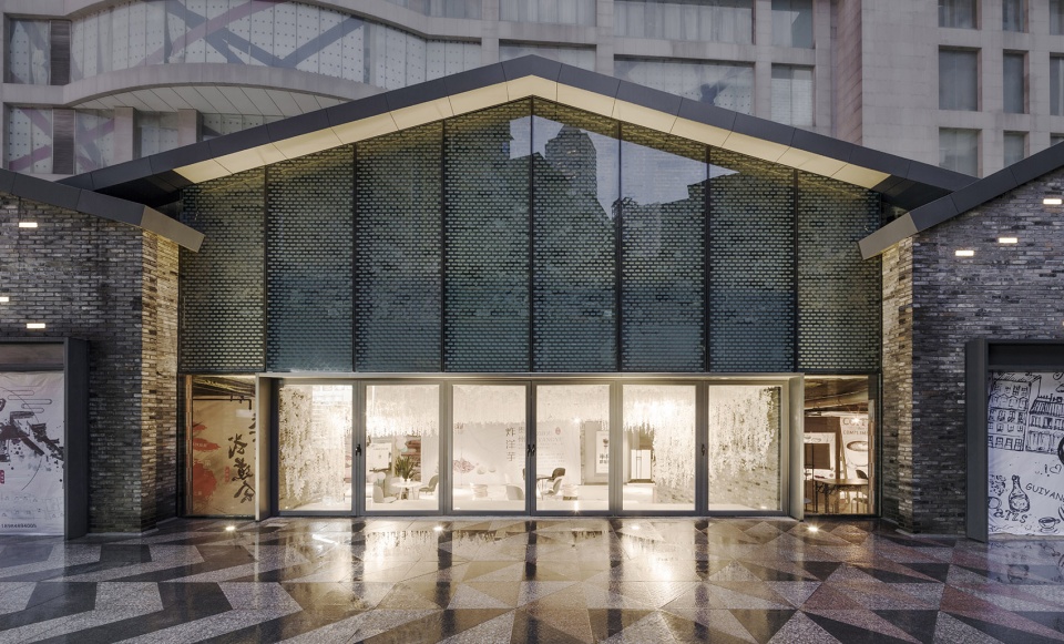 nanheng pedestrian street china by moon architects