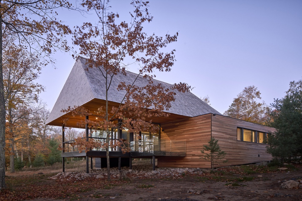 bigwin island club cabins by mackay lyons sweetapple architects