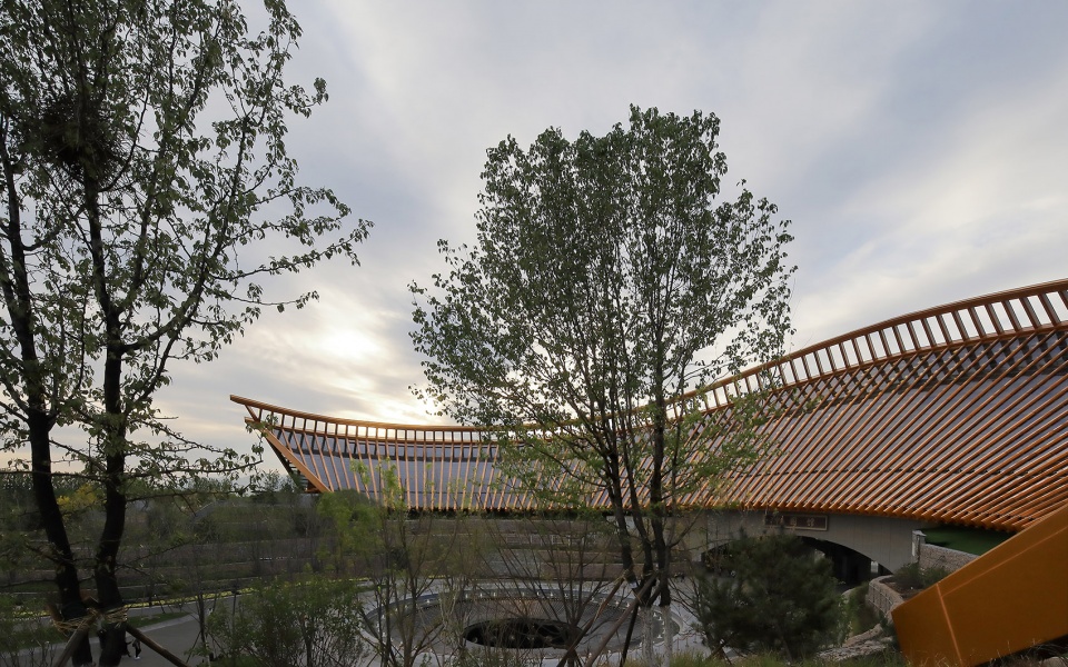 the chinese pavilion of beijing international horticultural exhibition china by china architecture design and research group