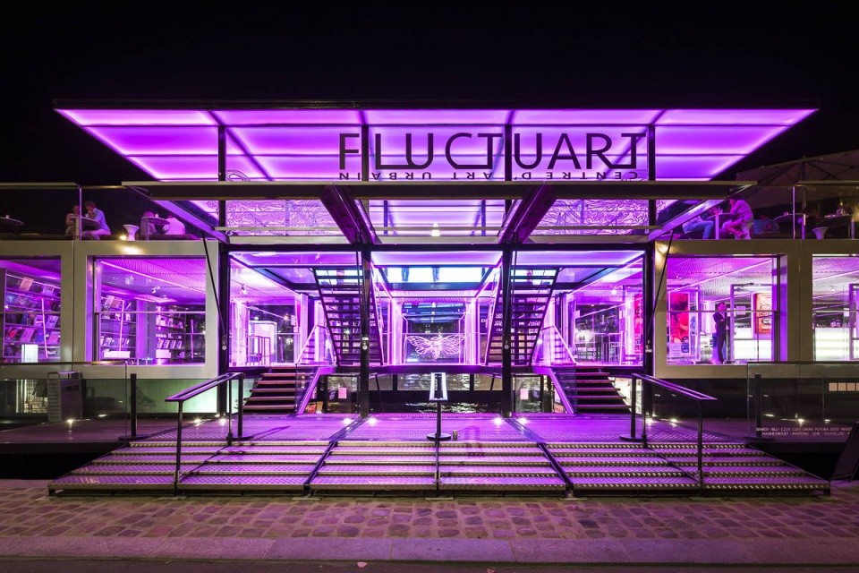 fluctuart urban art center by seine design