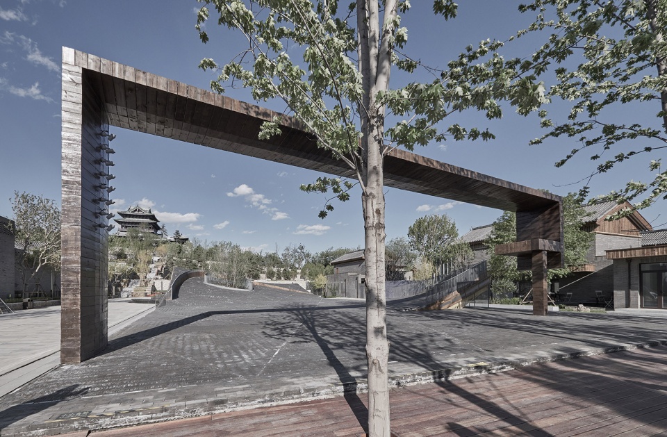 piazza art space horticulture village gujiaying china by atelier teamminus
