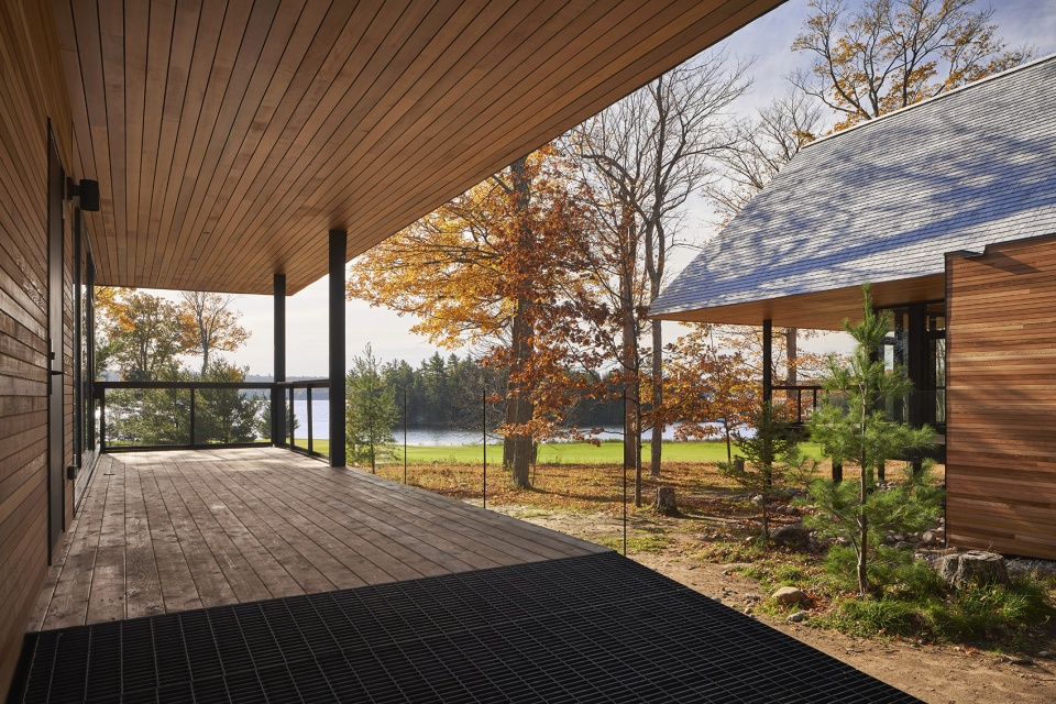 bigwin island club cabins by mackay lyons sweetapple architects