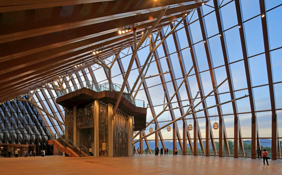 the chinese pavilion of beijing international horticultural exhibition china by china architecture design and research group