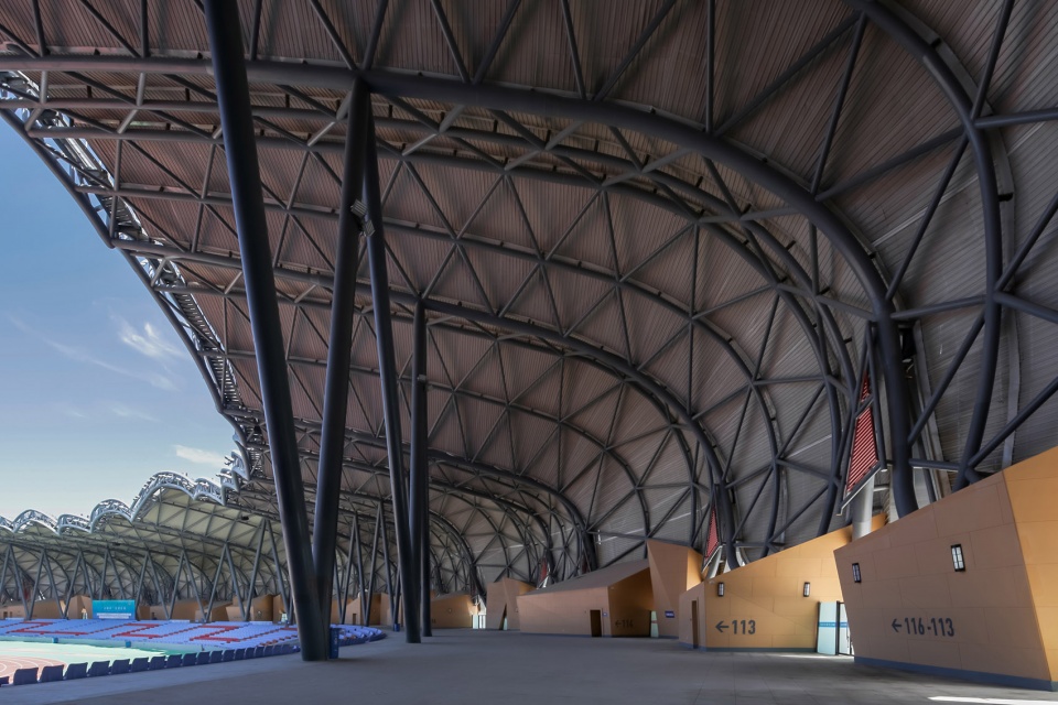 datong sports center china by populous ccdi