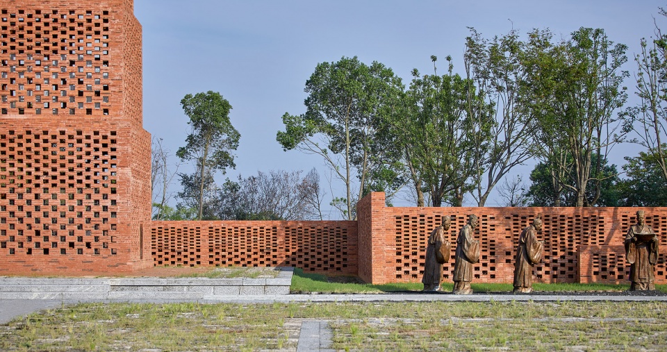 main entrance and public landscape art design of jizhou kiln china by shanghai yijing landscape planning and design shanghai pudong archi...