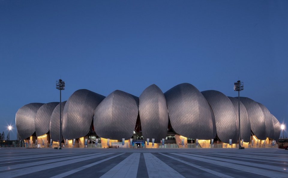 datong sports center china by populous ccdi