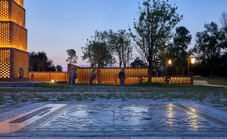 main entrance and public landscape art design of jizhou kiln china by shanghai yijing landscape planning and design shanghai pudong archi...