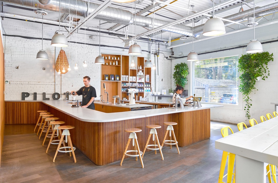 pilot coffee roasters cafes by williamson williamson inc