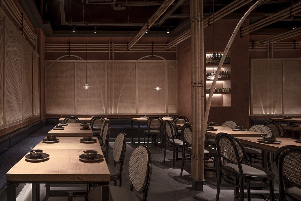 thirteen style chongqing jianghu cuisine china by linear arhitecture