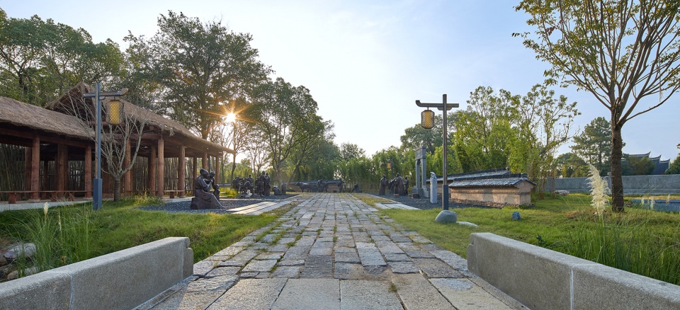 main entrance and public landscape art design of jizhou kiln china by shanghai yijing landscape planning and design shanghai pudong archi...
