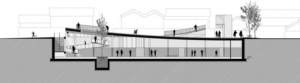 piazza art space horticulture village gujiaying china by atelier teamminus