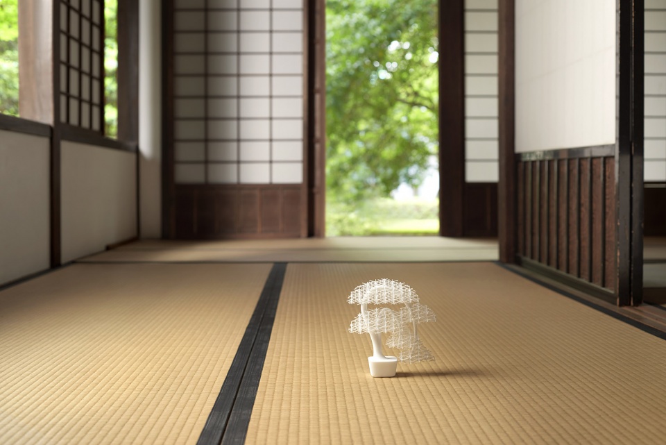 Grid bonsai by nendo