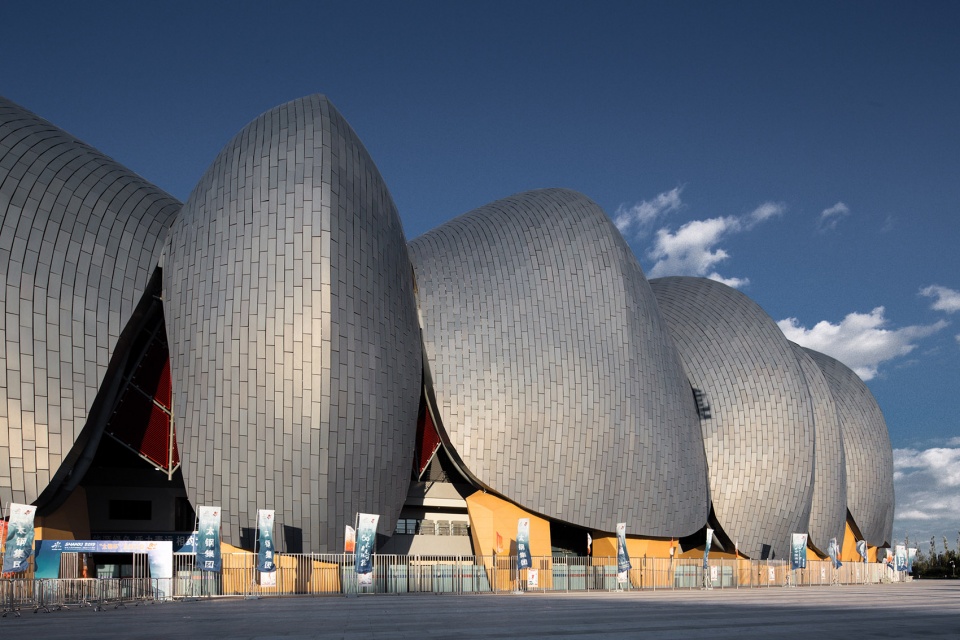 datong sports center china by populous ccdi