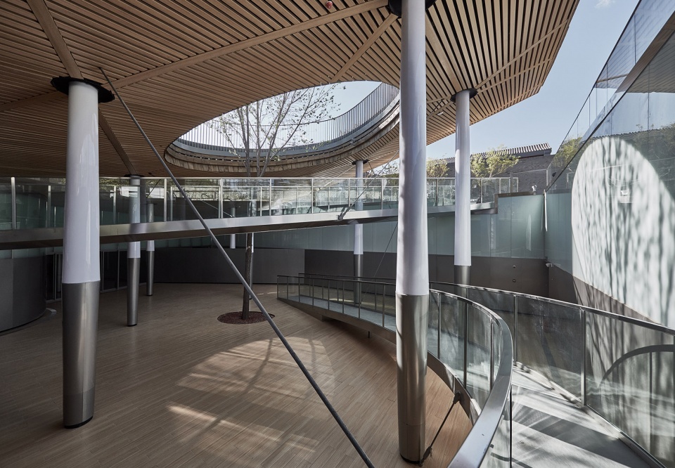 piazza art space horticulture village gujiaying china by atelier teamminus