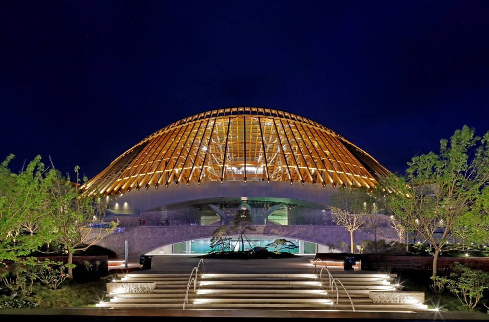 the chinese pavilion of beijing international horticultural exhibition china by china architecture design and research group