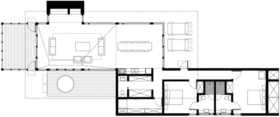 bigwin island club cabins by mackay lyons sweetapple architects