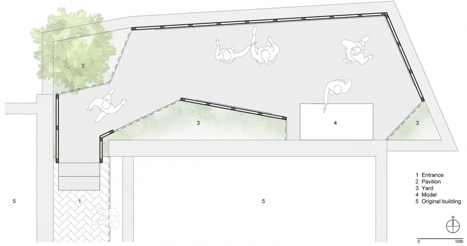 temporary exhibition pavilion at no 2 nanbanjie hutong china by bwao
