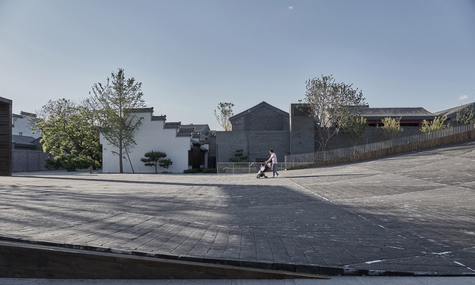 piazza art space horticulture village gujiaying china by atelier teamminus