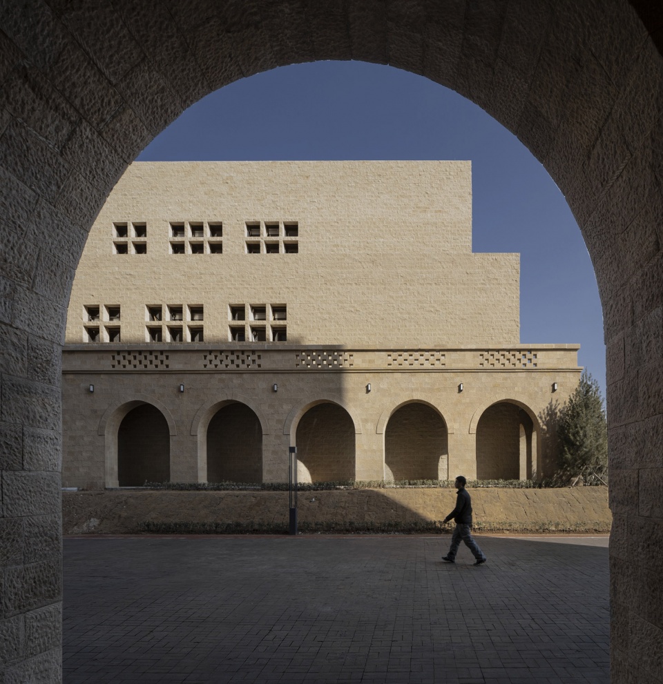 a complex of library museum and history museum of yanan university new campus china by architectural design research institute of tsinghu...