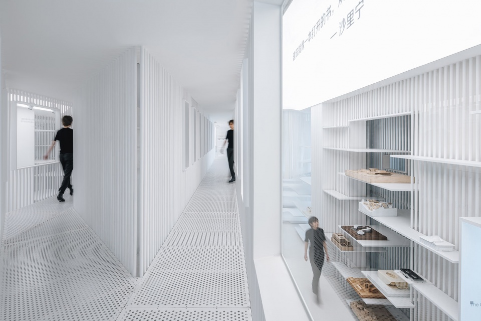 architectural model museum china by wutopia lab