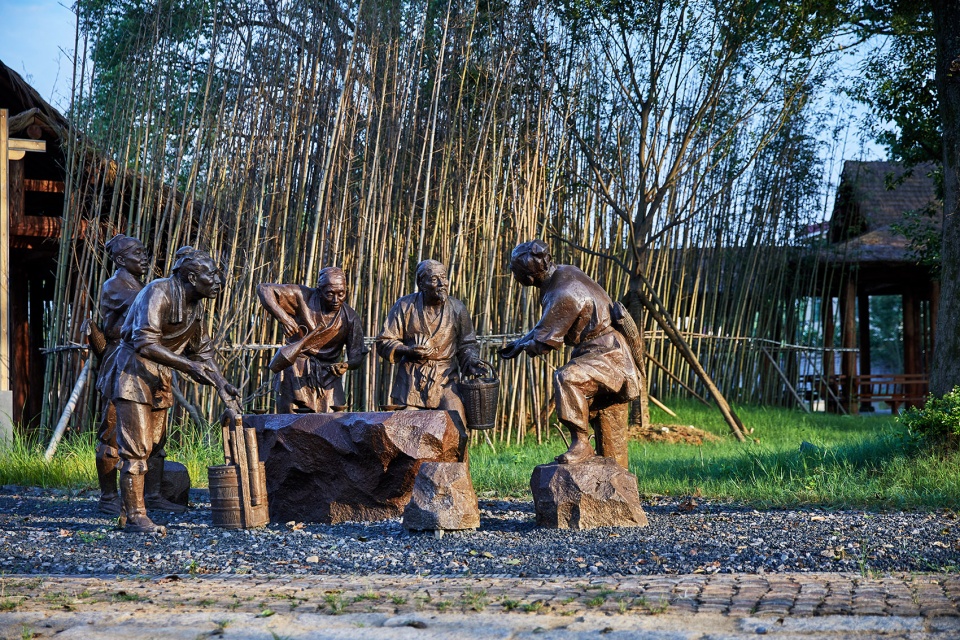 main entrance and public landscape art design of jizhou kiln china by shanghai yijing landscape planning and design shanghai pudong archi...