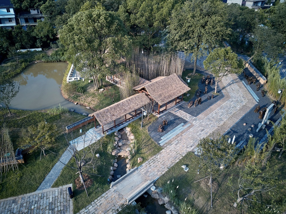 main entrance and public landscape art design of jizhou kiln china by shanghai yijing landscape planning and design shanghai pudong archi...