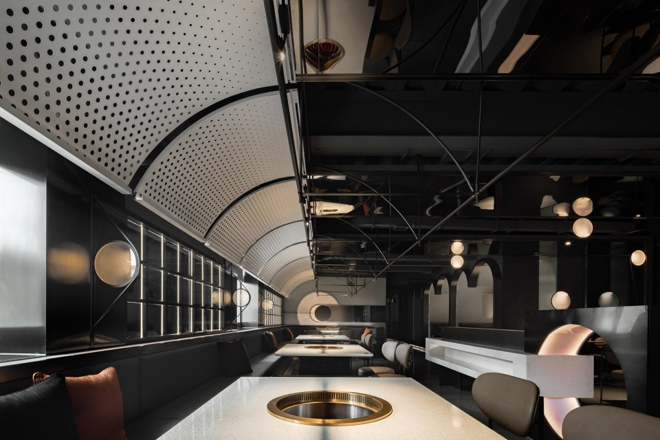 jiu li hot pot orbit china by chengdu wan qian ji environmental art and design