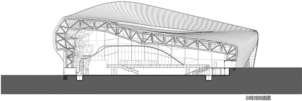 datong sports center china by populous ccdi