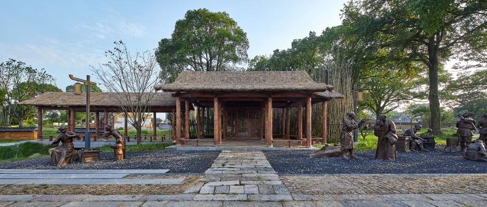 main entrance and public landscape art design of jizhou kiln china by shanghai yijing landscape planning and design shanghai pudong archi...