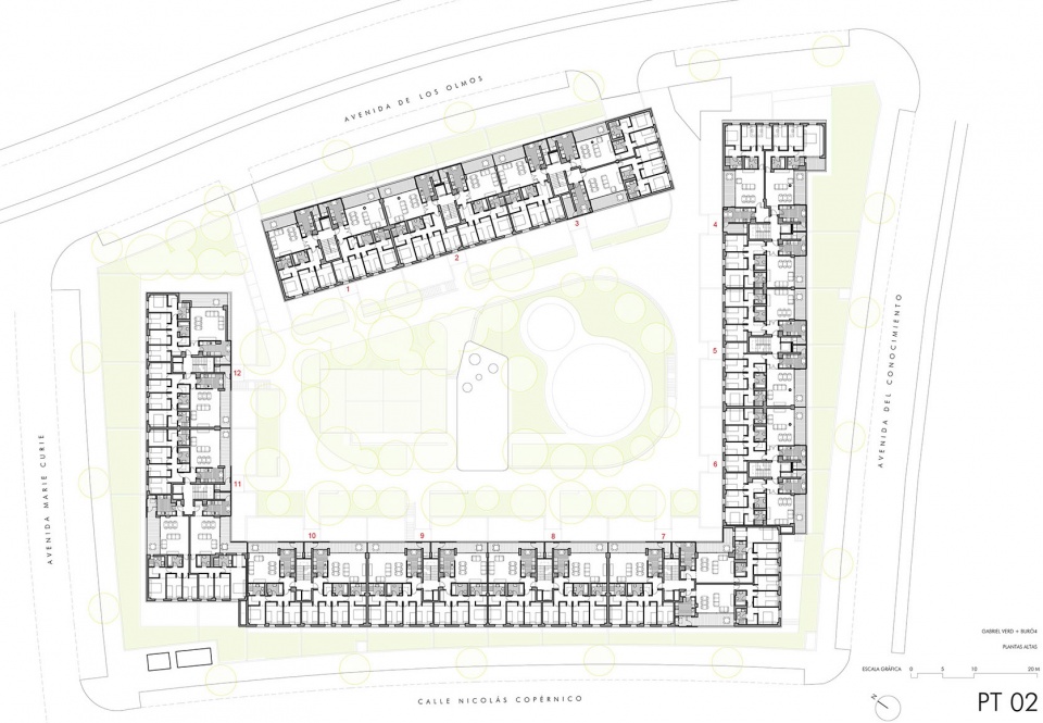 habitat boulevar 123 dwellings in mairena del aljarafe by gabriel verd arquitectos buro4 arquitectos slp