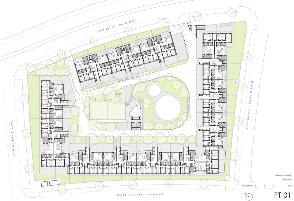 habitat boulevar 123 dwellings in mairena del aljarafe by gabriel verd arquitectos buro4 arquitectos slp