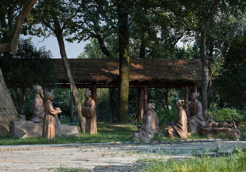 main entrance and public landscape art design of jizhou kiln china by shanghai yijing landscape planning and design shanghai pudong archi...