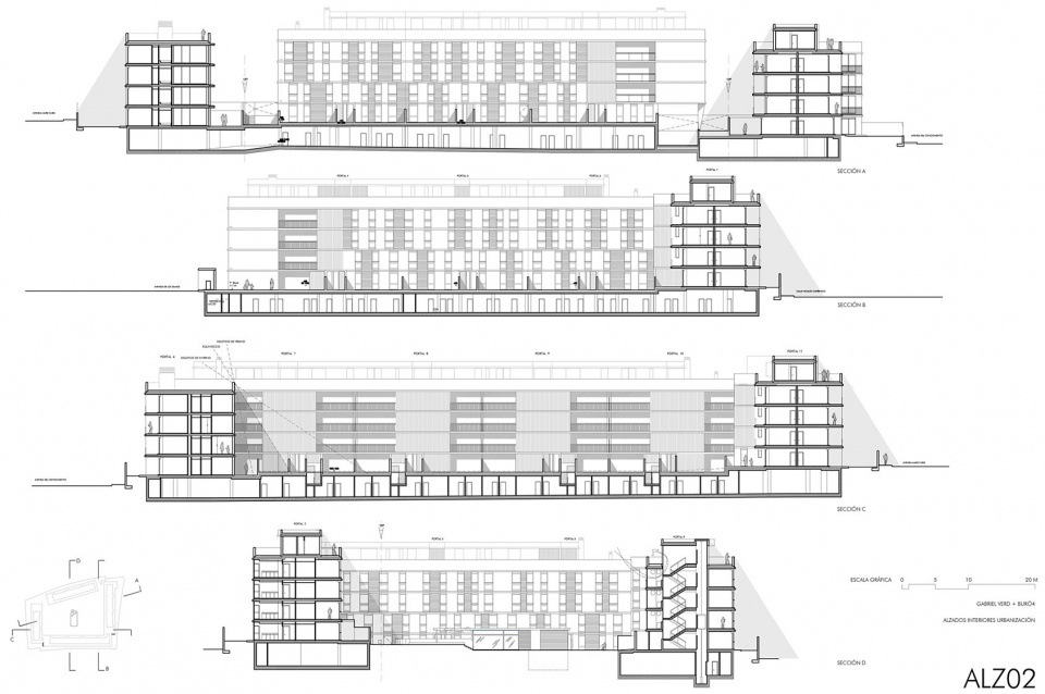 habitat boulevar 123 dwellings in mairena del aljarafe by gabriel verd arquitectos buro4 arquitectos slp