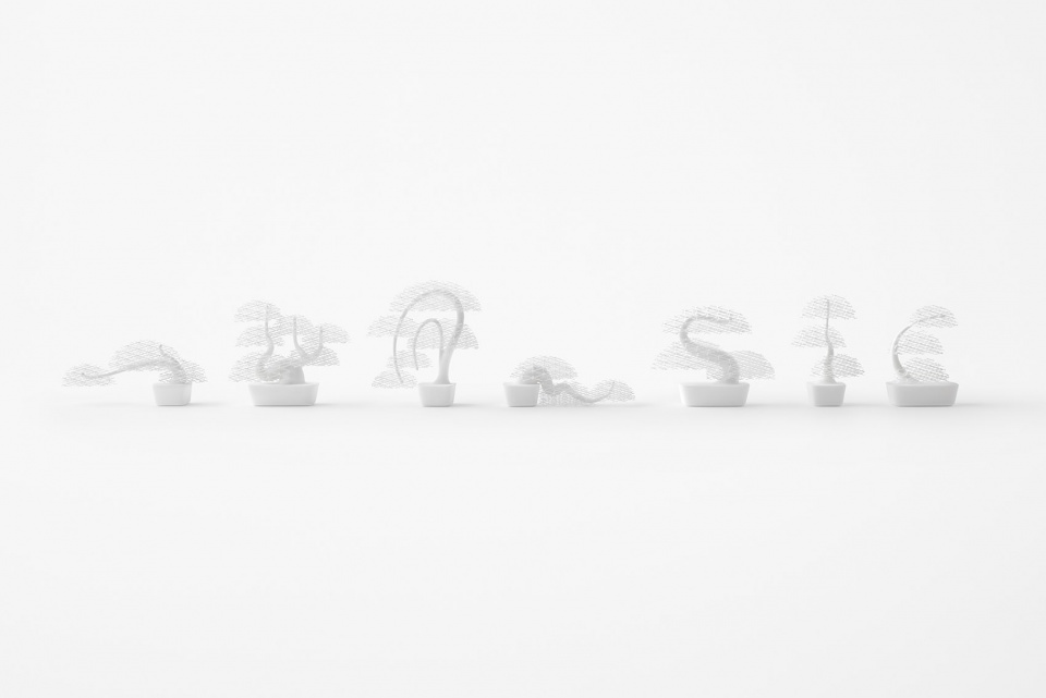 Grid bonsai by nendo