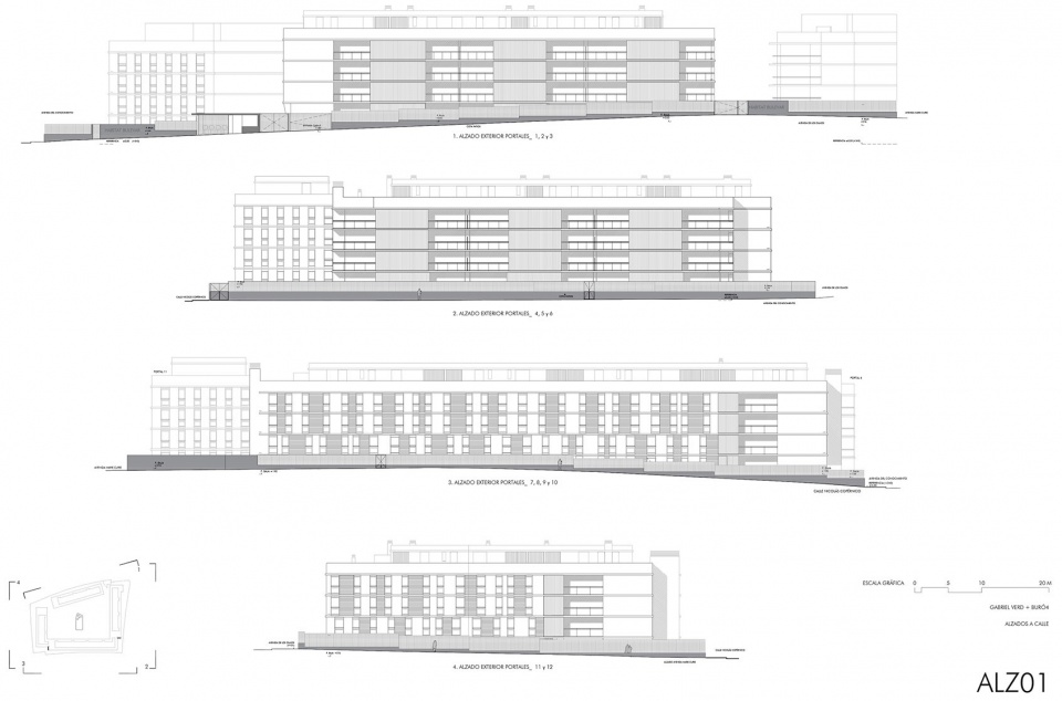 habitat boulevar 123 dwellings in mairena del aljarafe by gabriel verd arquitectos buro4 arquitectos slp